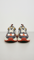 zapatillas chunky suela con detalles Brick Orange
